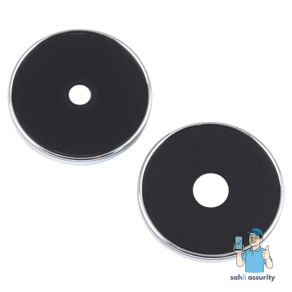 Camera Lens Glass with Frame for Realme C55 White